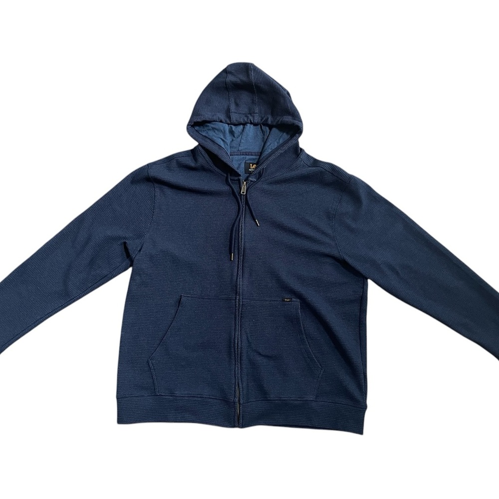 LEE Premium Select Men's Pockets Hoodie Full Zip Long Sleeve Sweatshirt